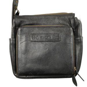 Fossil Crossbody Bag Leather Black Vintage
